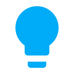 The Home Assistant light icon